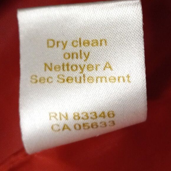 Carson Red Boiled Wool Artisan Multi-Size/Design Buttons Women's Large Jacket - Picture 14 of 14